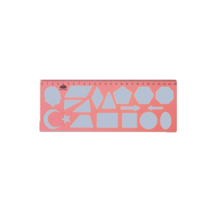 Hatas Geometrik Şablon Cetvelli Atatürklü 25 Cm 02285