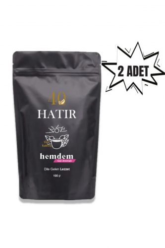 Aromalı Türk Kahvesi - Yöresel Güllü Türk Kahvesi 100g X 2 Adet Hemdem 2x100 gr