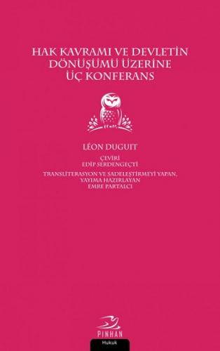 Hak Kavramı ve Devletin Dönüşümü Üzerine Üç Konferans