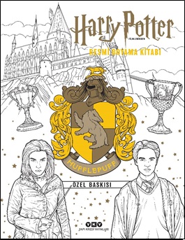 Harry Potter Filmlerinden Resmi Boyama Kitabı – Hufflepuff Özel Baskısı