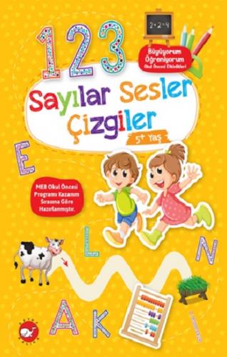Sayılar Sesler Çizgiler (+5 Yaş) - Büyüyorum Öğreniyorum Okul Öncesi Etkinlikleri