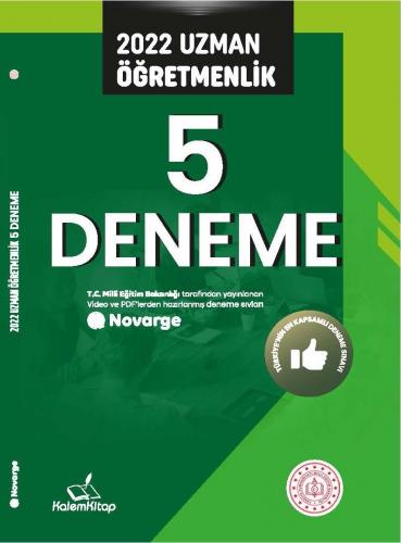 Uzman Öğretmenlik 5 Deneme -Kalem Kitap